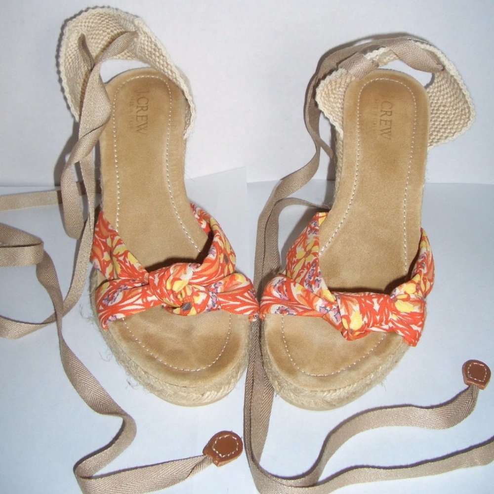 J. Crew Marianne Wedge Espadrille Sandal S…